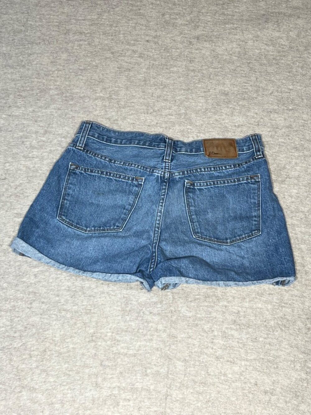 J.Crew Trademark Denim Medium Wash Mid Rise Jean Shorts 28" Waist - Picture 2 of 4